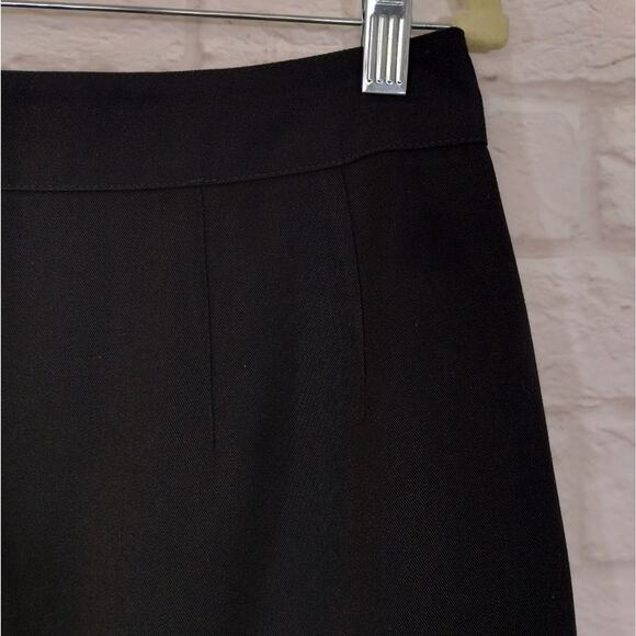A Pimkie Vintage VTG Women's Black Button Business Office Knee Pencil Skirt M L - Picture 2 of 7